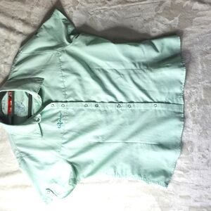Lafuma Shirt Upf 30 Womens XXL Light Green Button-Up Shirt